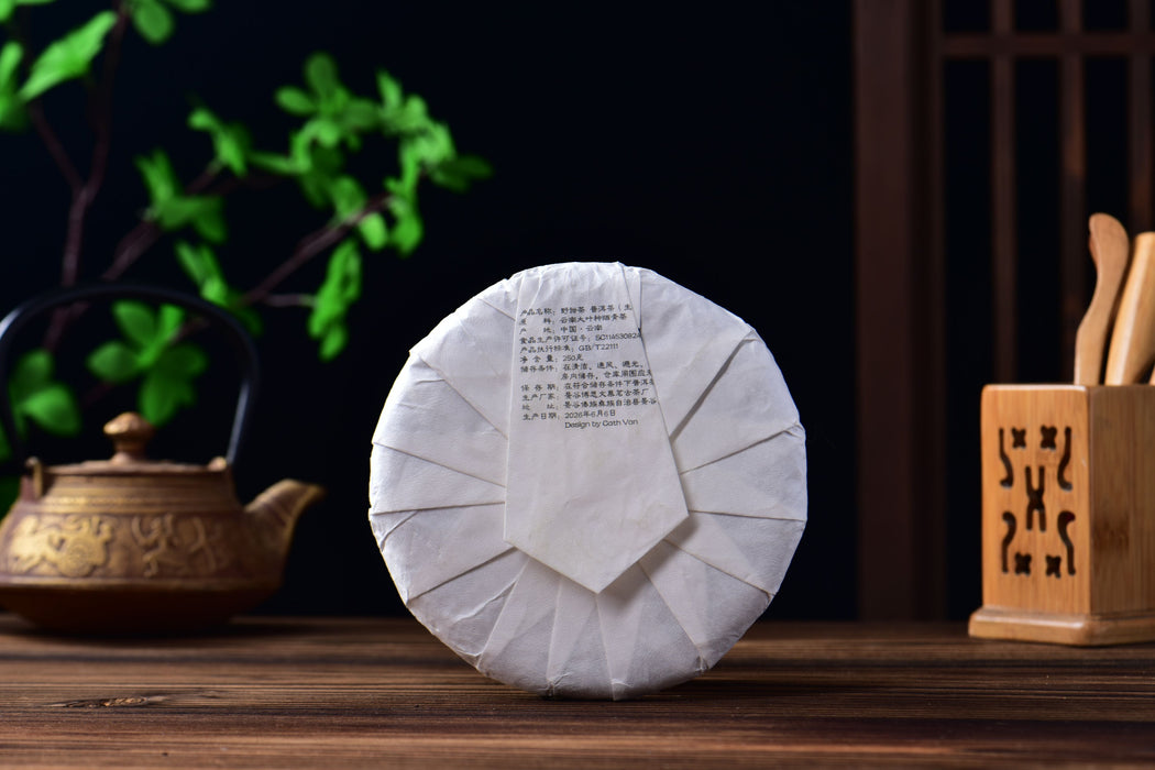 2026 Yunnan Sourcing "Jinggu Ye Sheng Cha" Wild Tree Purple Tea Cake