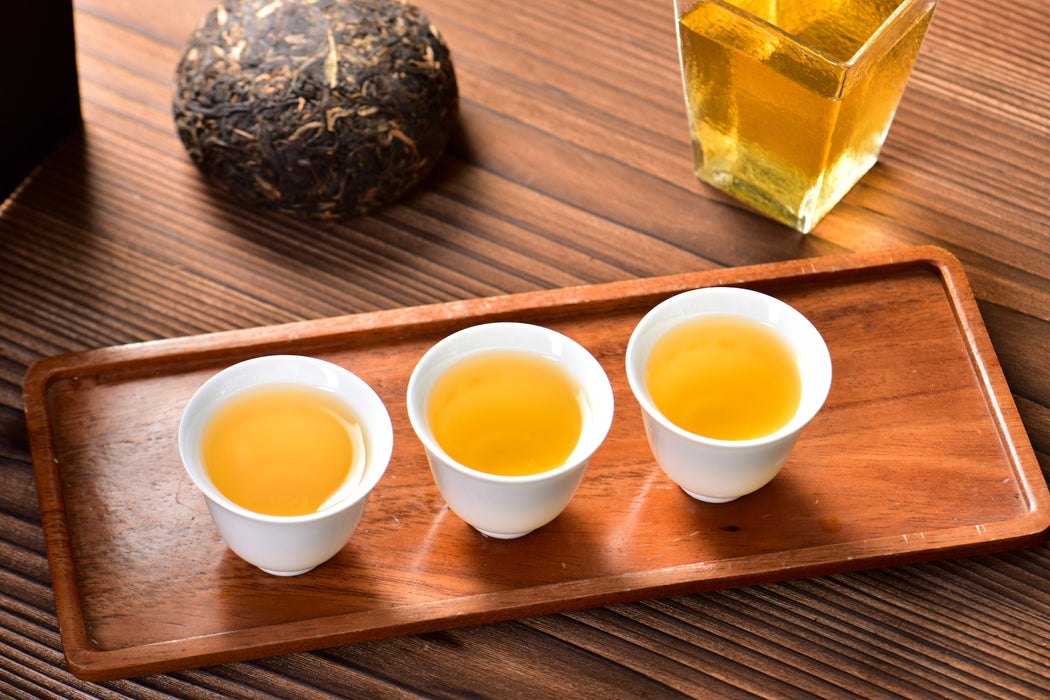 2003 Nan Jian Tu Lin "Bamboo Wrapped" Raw Pu-erh Tea Tuo | Yunnan Sourcing Tea Shop