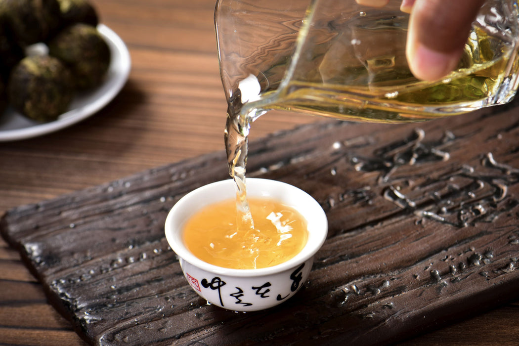 2023 Yunnan Sourcing "Spring Morning" Raw Pu-erh Tea Dragon Balls | Yunnan Sourcing Tea Shop