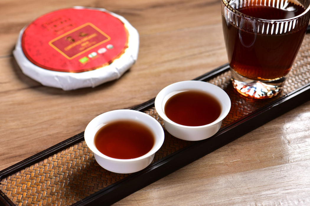 2026 Yunnan Sourcing "Gong Ting" Certified Organic Ripe Pu-erh Tea | Yunnan Sourcing Tea Shop