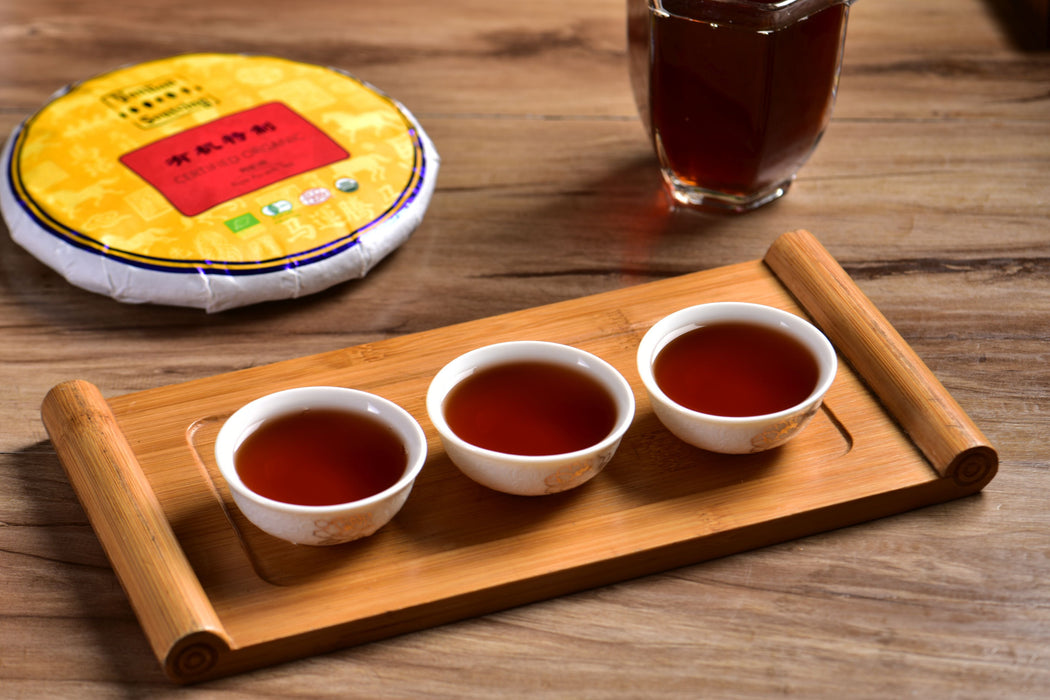 2026 Yunnan Sourcing "Te Zhi" Certified Organic Ripe Pu-erh Tea | Yunnan Sourcing Tea Shop