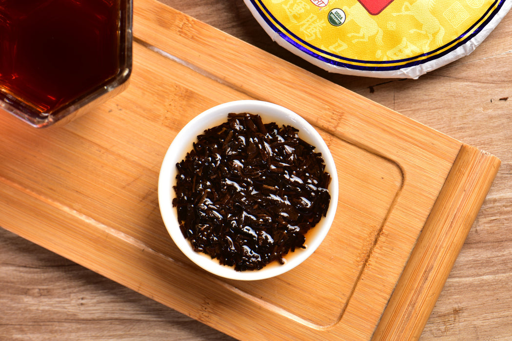 2026 Yunnan Sourcing "Te Zhi" Certified Organic Ripe Pu-erh Tea | Yunnan Sourcing Tea Shop
