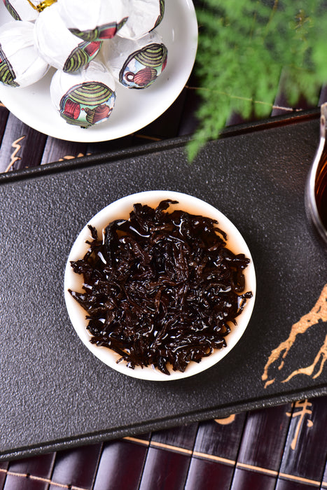 2024 Yunnan Sourcing "Magic Teapot" Ripe Pu-erh Tea Dragon Balls