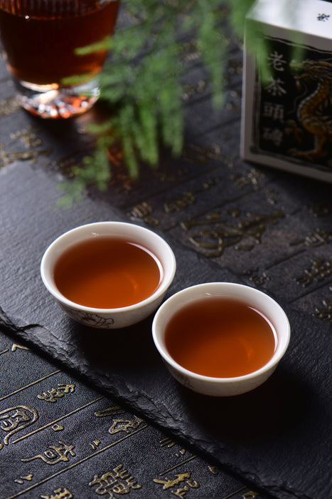 2024 Yunnan Sourcing "Lao Cha Tou Brick" Ripe Pu-erh Tea