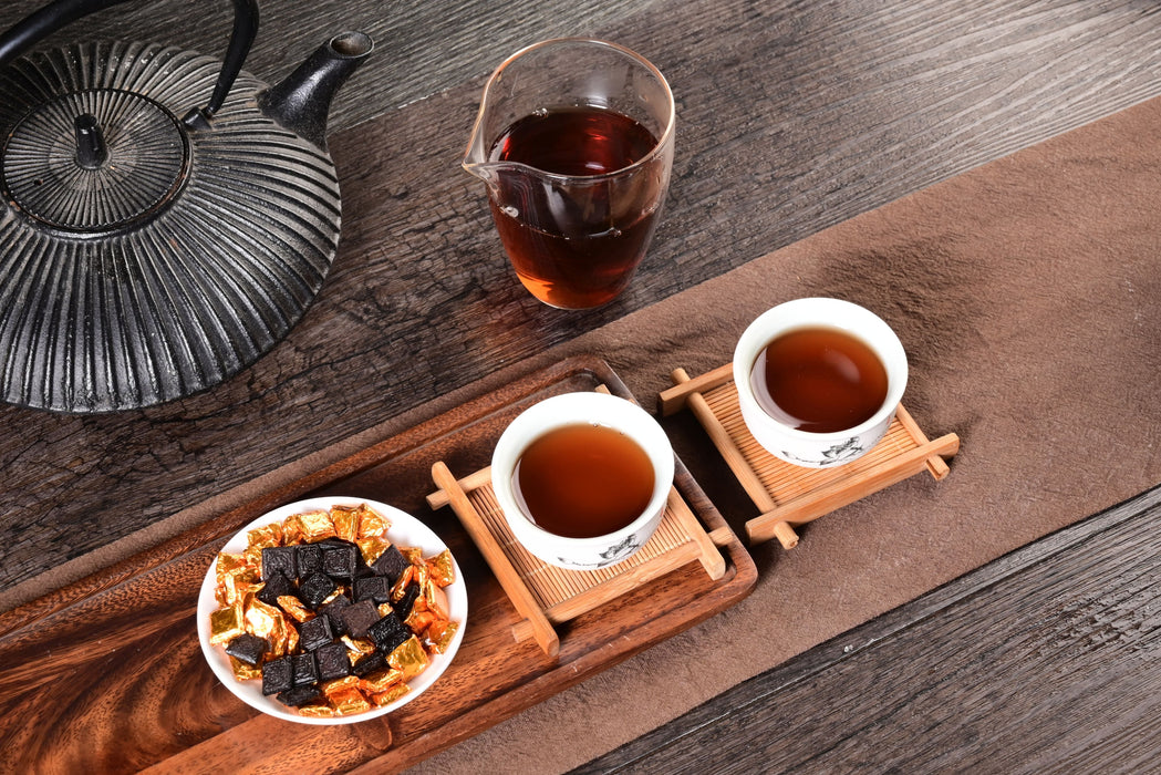 Chrysanthemum & Aged Citrus Peel Ripe Pu-erh Instant Tea Resin | Yunnan Sourcing Tea Shop