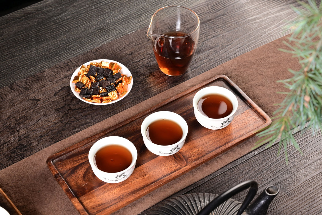 Chrysanthemum & Aged Citrus Peel Ripe Pu-erh Instant Tea Resin | Yunnan Sourcing Tea Shop