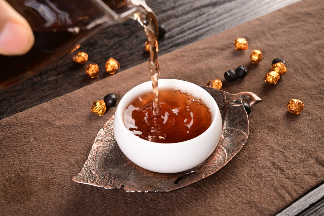 prickly pear cactus tea bags Prickly Pear Cactus and Ripe Pu-erh Instant Tea Resin Yunnan Sourcing Tea Shop
