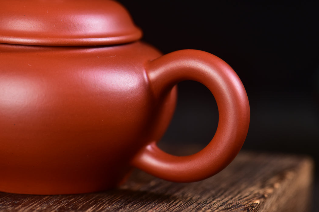 Da Hong Pao Clay "Shui Ping" Yixing Teapot by Jin Jia Qi | Yunnan Sourcing Tea Shop
