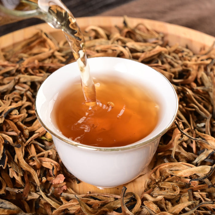Pure Bud Golden Needle Jasmine Black Tea | Yunnan Sourcing Tea Shop