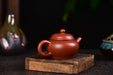 Da Hong Pao Clay "Shui Ping" Yixing Teapot by Jin Jia Qi | Yunnan Sourcing Tea Shop