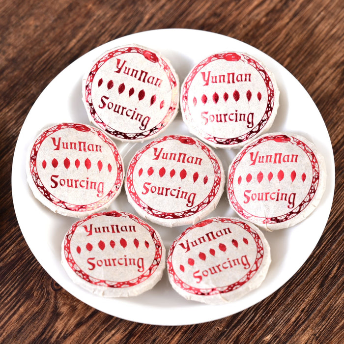 2025 Yunnan Sourcing "Red Label" Wild Arbor Black Tea Mini Cakes | Yunnan Sourcing Tea Shop