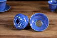 Blue Blossom Glazed Porcelain Gaiwan and Tea Cup Set with Strainer | Yunnan Sourcing Tea Shop