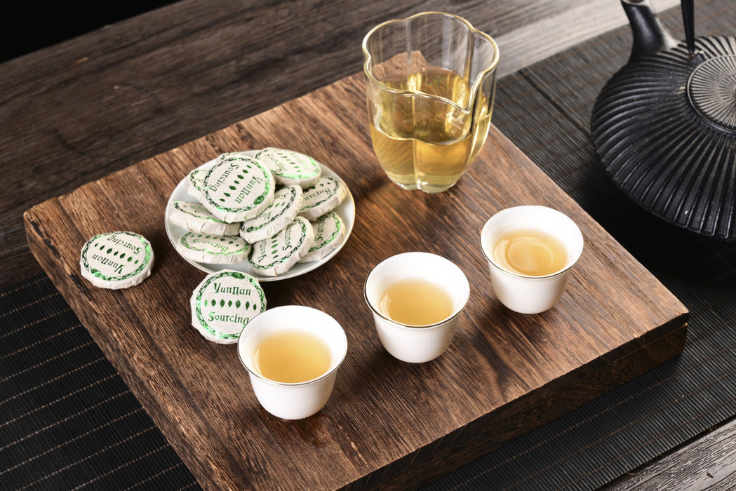 2025 Yunnan Sourcing "Green Label" Wild Arbor Raw Pu-erh Tea Mini Cakes | Yunnan Sourcing Tea Shop