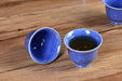 Blue Blossom Glazed Porcelain Gaiwan and Tea Cup Set with Strainer | Yunnan Sourcing Tea Shop