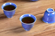 Blue Blossom Glazed Porcelain Gaiwan and Tea Cup Set with Strainer | Yunnan Sourcing Tea Shop