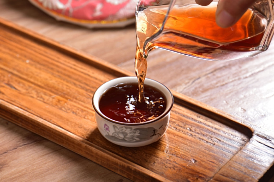 2025 Yunnan Sourcing "Peerless Red Label" Ripe Pu-erh Tea Cake | Yunnan Sourcing Tea Shop