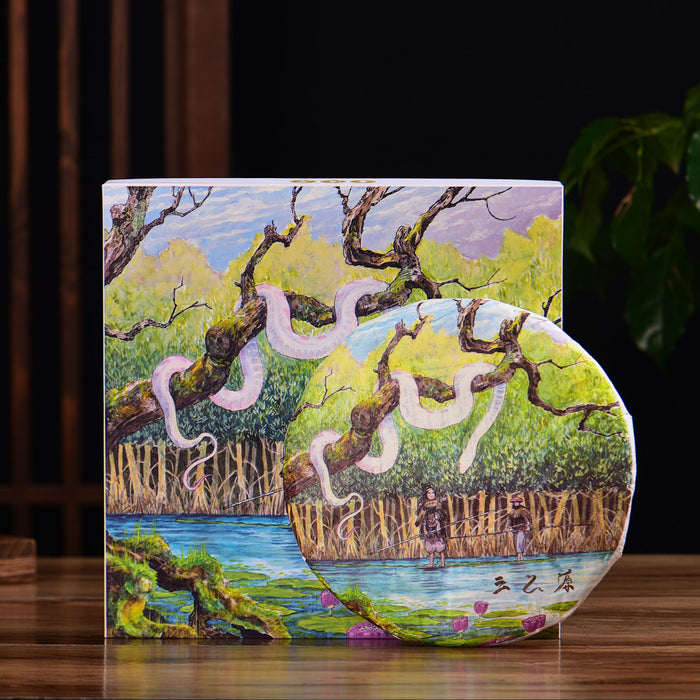 2025 Yunnan Sourcing "Lotus River Dream" Ripe Pu-erh Tea Cake | Yunnan Sourcing Tea Shop