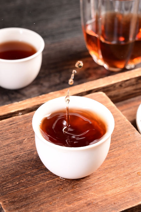 25 Years Aged Ripe Pu-erh Tea from Menghai | Yunnan Sourcing Tea Shop