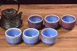 Indigo Horizon Glazed Gong Fu Tea Cups | Yunnan Sourcing Tea Shop