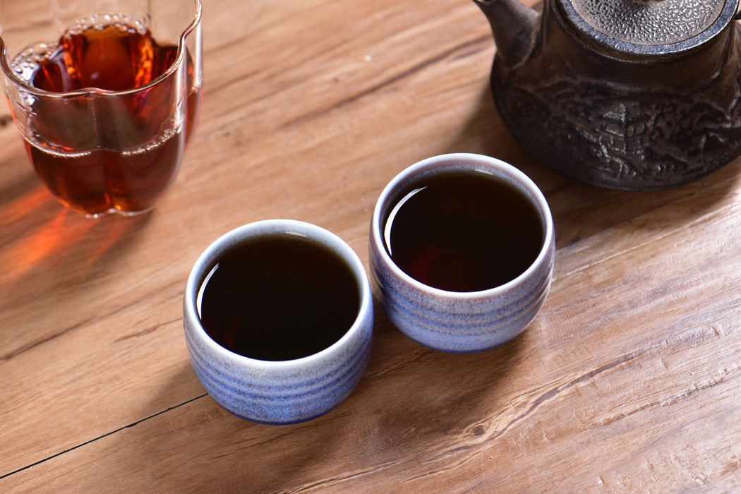 Indigo Horizon Glazed Gong Fu Tea Cups | Yunnan Sourcing Tea Shop