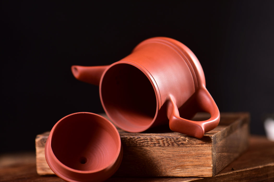Chaozhou Hong Ni "Yu Jun" Clay Teapot by She Haibiao | Yunnan Sourcing Tea Shop