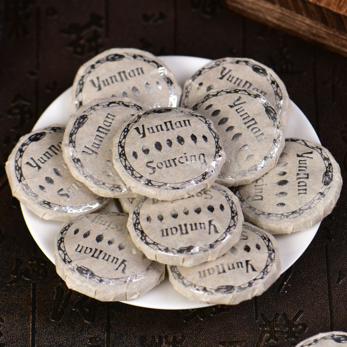 2025 Yunnan Sourcing "Silver Label" Wild Arbor White Tea Mini Cakes | Yunnan Sourcing Tea Shop