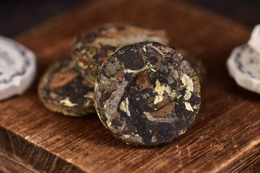 2025 Yunnan Sourcing "Silver Label" Wild Arbor White Tea Mini Cakes | Yunnan Sourcing Tea Shop