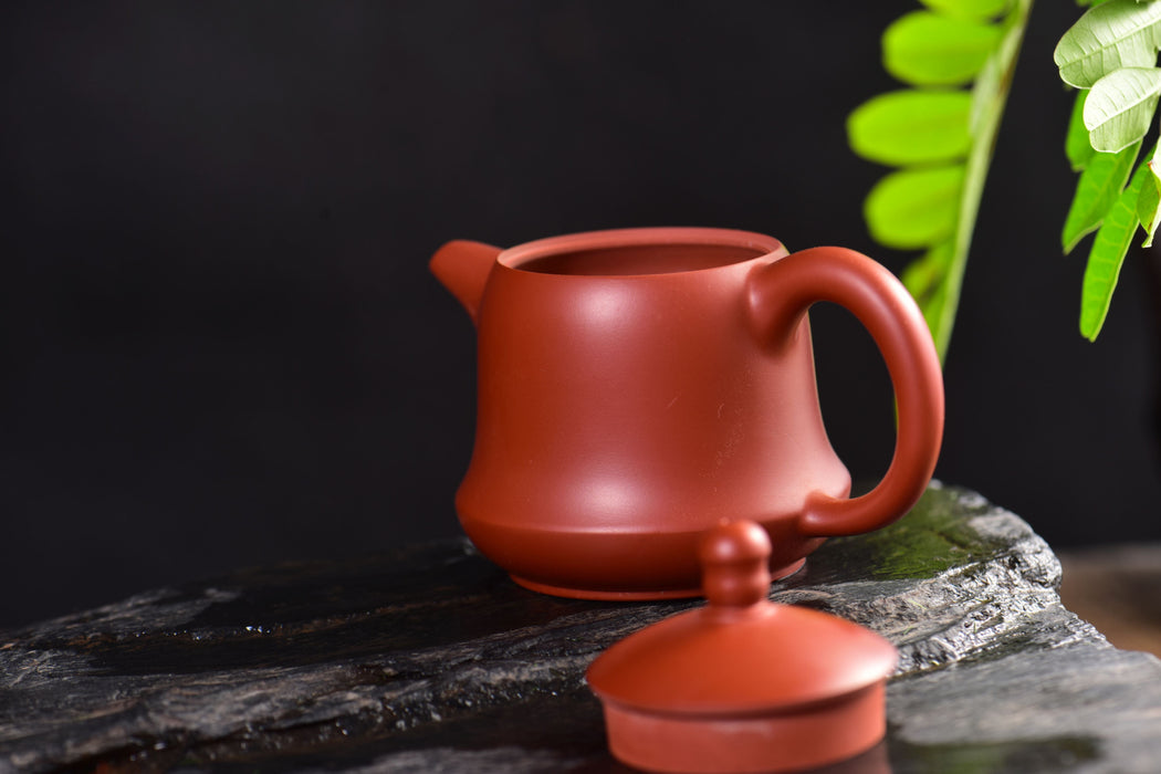 Chaozhou Hong Ni "Ting Chan" Clay Teapot by She Haibiao | Yunnan Sourcing Tea Shop