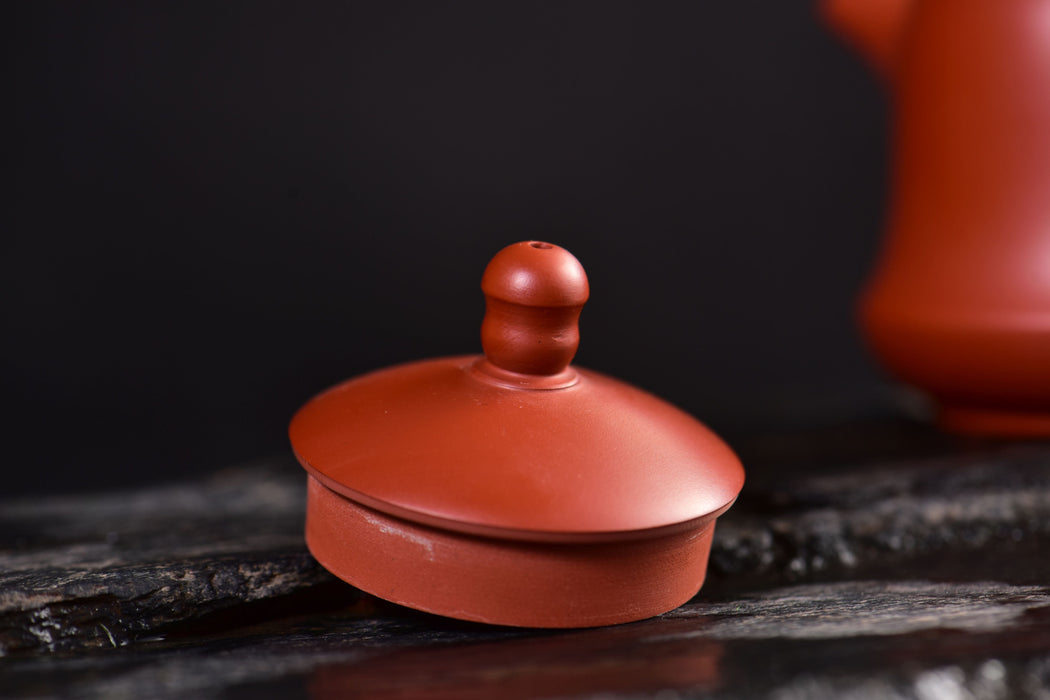 Chaozhou Hong Ni "Ting Chan" Clay Teapot by She Haibiao | Yunnan Sourcing Tea Shop