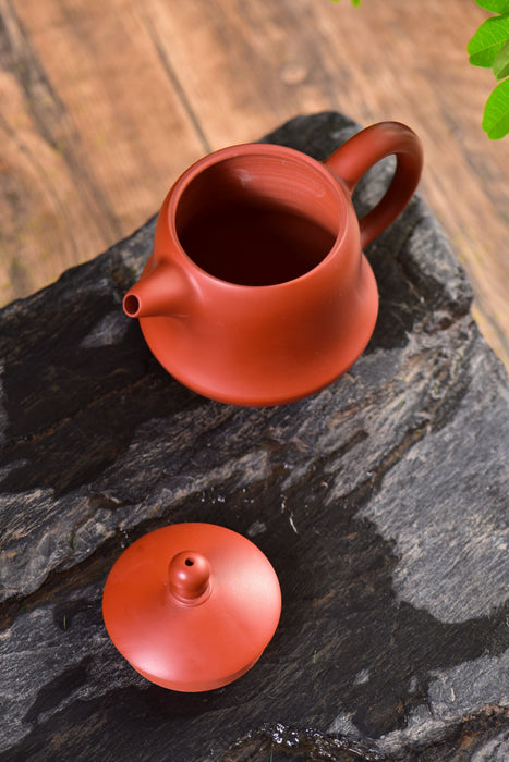 Chaozhou Hong Ni "Ting Chan" Clay Teapot by She Haibiao | Yunnan Sourcing Tea Shop