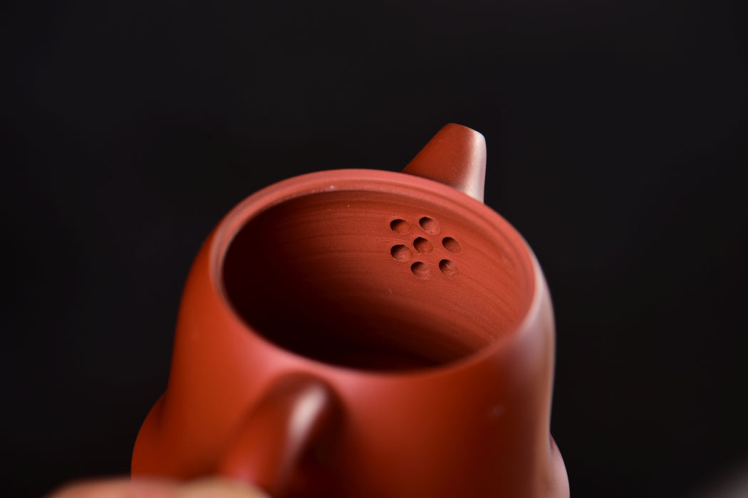 Chaozhou Hong Ni "Ting Chan" Clay Teapot by She Haibiao | Yunnan Sourcing Tea Shop