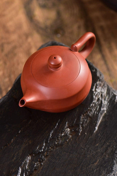 Chaozhou Hong Ni "Jun Zi" Clay Teapot by She Haibiao | Yunnan Sourcing Tea Shop