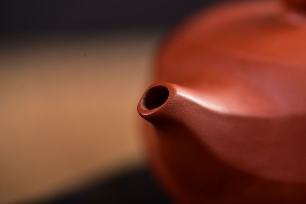 Chaozhou Hong Ni "Jun Zi" Clay Teapot by She Haibiao | Yunnan Sourcing Tea Shop