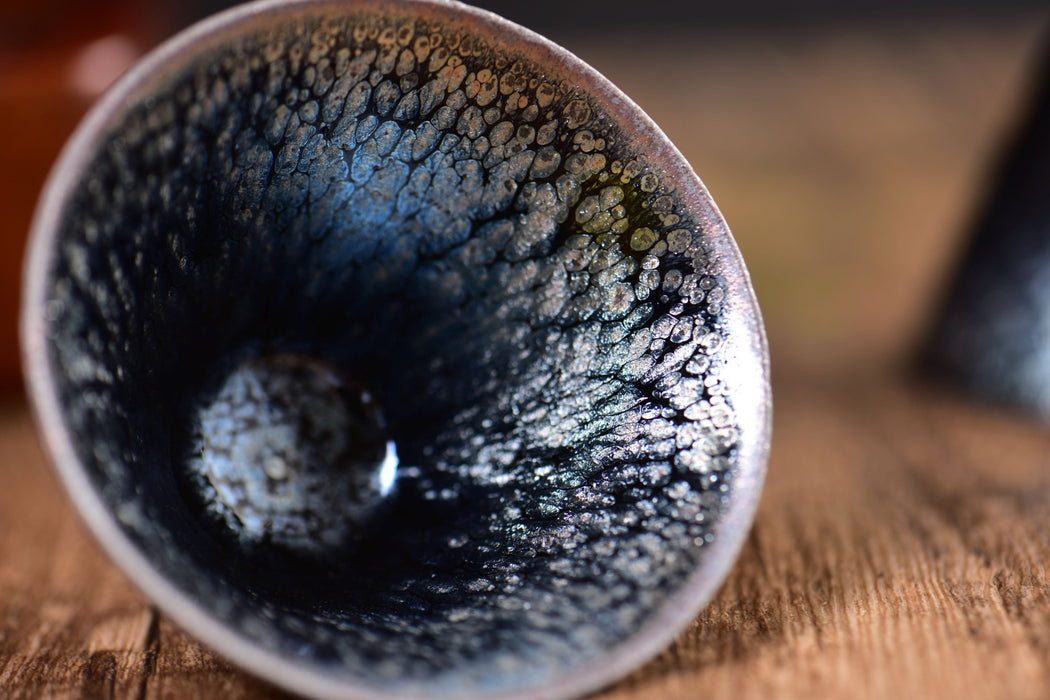 Midnight Constellation Jianzhan Gaiwan and Cups | Yunnan Sourcing Tea Shop