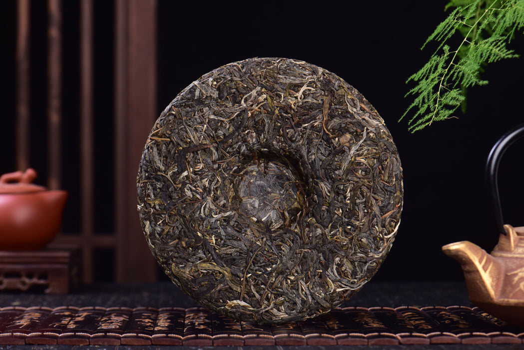 2023 Yunnan Sourcing "Autumn Jiu Tai Po" Old Arbor Raw Pu-erh Tea Cake