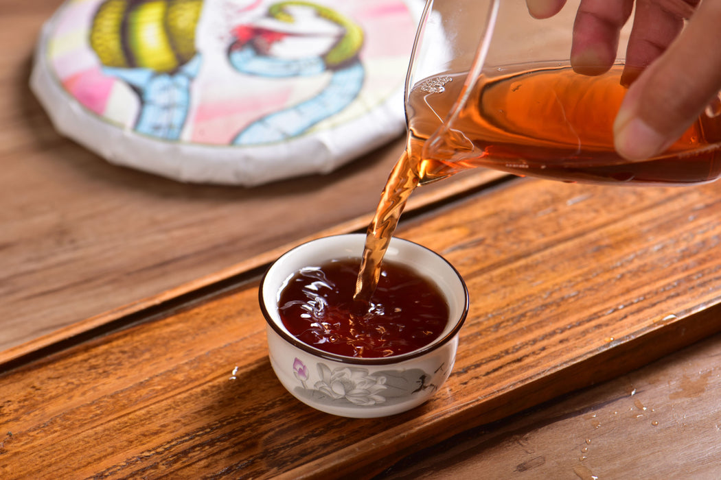 2025 Yunnan Sourcing "Ba Wang" Ripe Pu-erh Tea Cake | Yunnan Sourcing Tea Shop