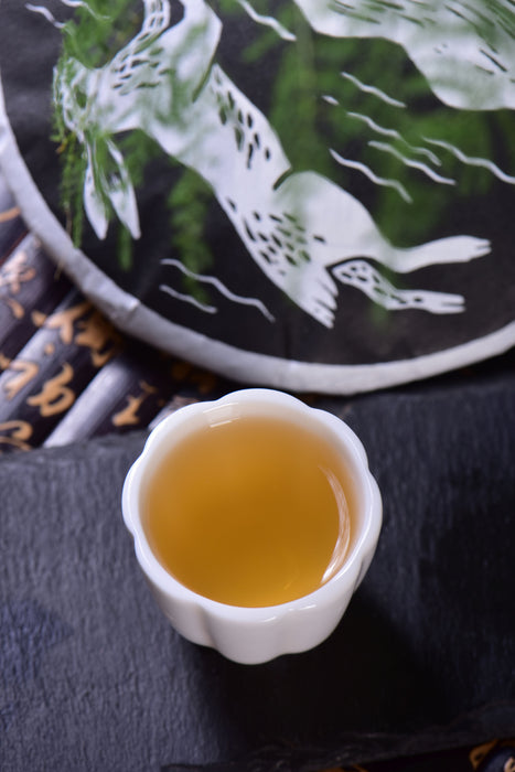 2023 Yunnan Sourcing "Autumn Meng Zhu Da Shan" Old Arbor Raw Pu-erh Tea Cake