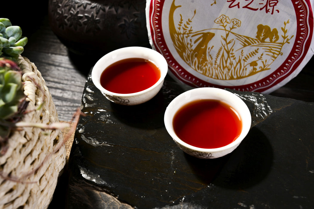 2023 Yunnan Sourcing "Yi Bang Village" Ripe Pu-erh Tea Cake