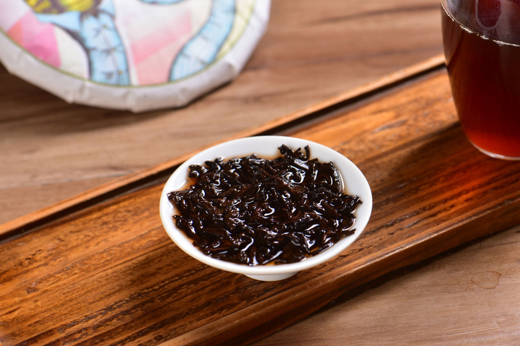 2025 Yunnan Sourcing "Ba Wang" Ripe Pu-erh Tea Cake | Yunnan Sourcing Tea Shop