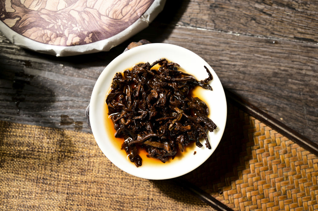 2023 Yunnan Sourcing "Ba Wang" Ripe Pu-erh Tea Cake