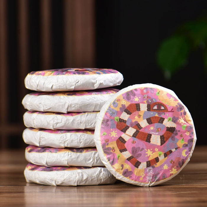 2025 Yunnan Sourcing "Yi Wu Villages" Raw Pu-erh Tea 7 Cake Set | Yunnan Sourcing Tea Shop