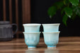 Ice-Blue Snowflake Crystalline Glazed Porcelain Tea Cup | Yunnan Sourcing Tea Shop