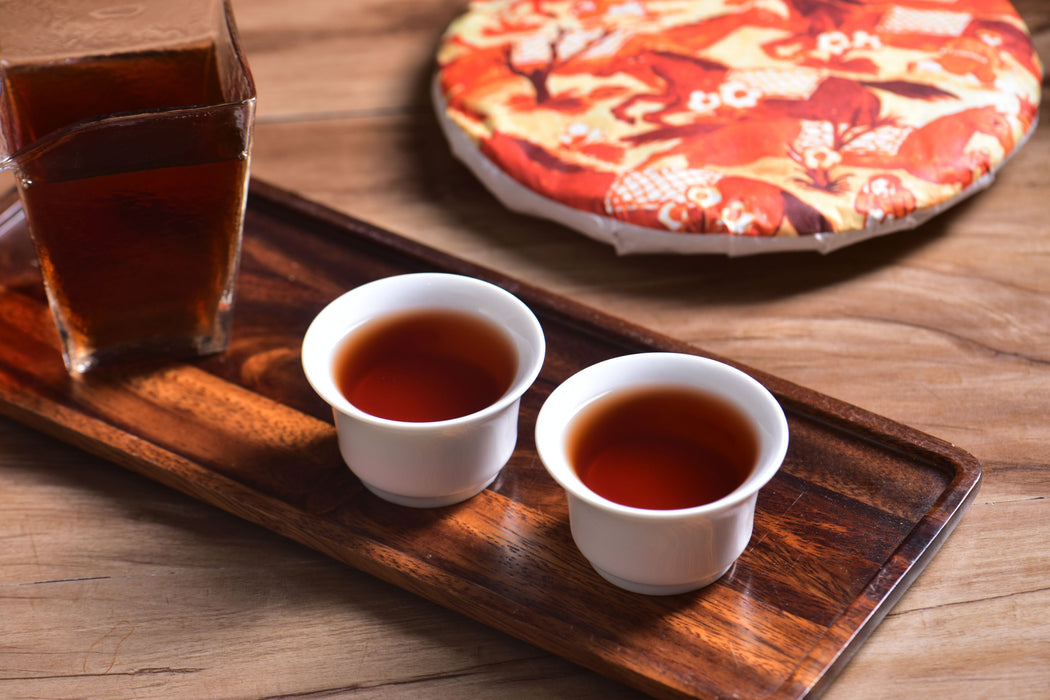 2026 Yunnan Sourcing "He Kai Village" Ripe Pu-erh Tea Cake | Yunnan Sourcing Tea Shop