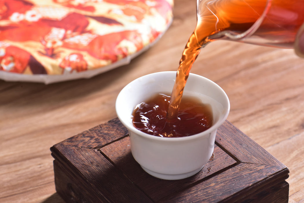 2026 Yunnan Sourcing "He Kai Village" Ripe Pu-erh Tea Cake | Yunnan Sourcing Tea Shop