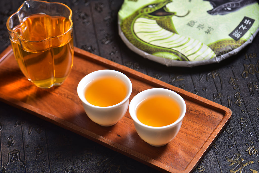 2025 Yunnan Sourcing "Autumn Suan Zao Shu" Old Arbor Raw Pu-erh Tea Cake | Yunnan Sourcing Tea Shop