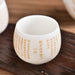 Mutton Fat Jade Porcelain "Heart Sutra" Tea Cup | Yunnan Sourcing Tea Shop