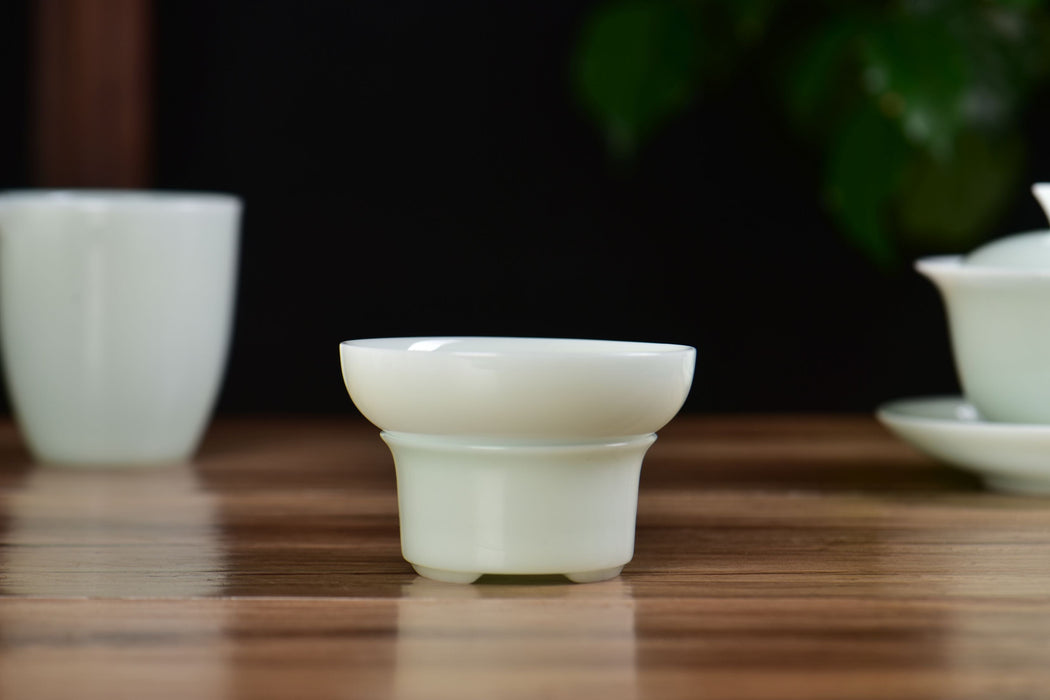 Pale Celadon Ice Jade Porcelain Gongfu Tea Set | Yunnan Sourcing Tea Shop