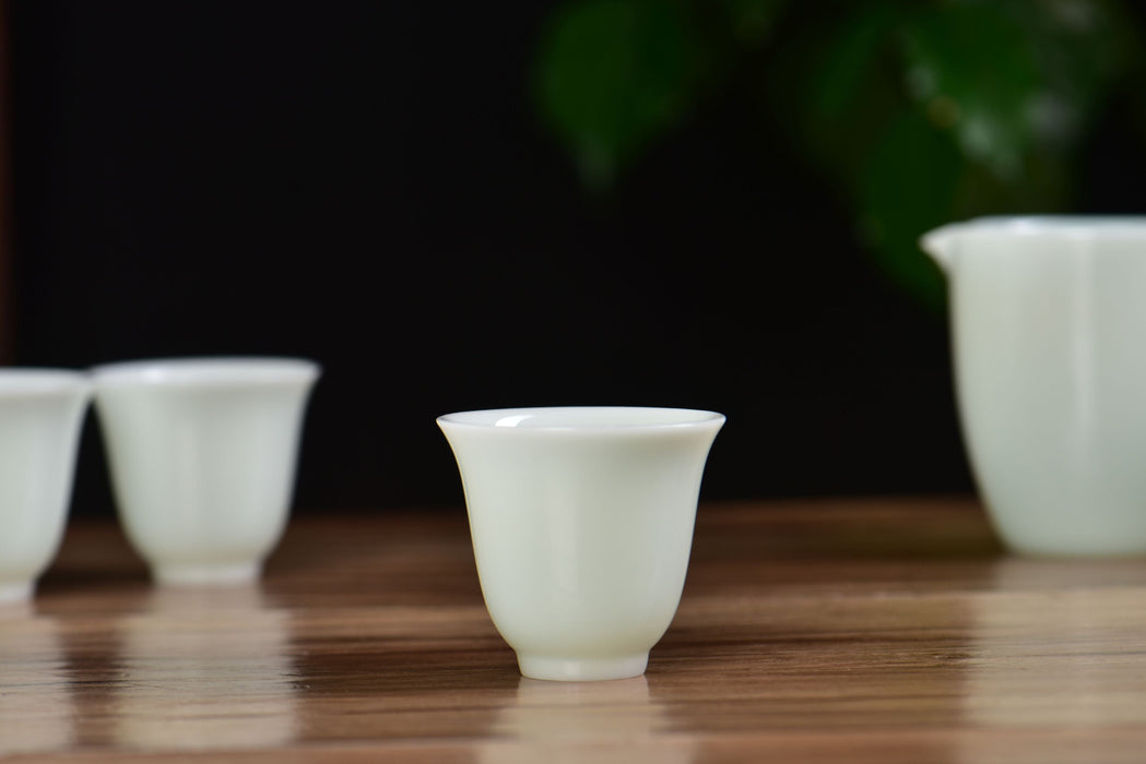 Pale Celadon Ice Jade Porcelain Gongfu Tea Set | Yunnan Sourcing Tea Shop