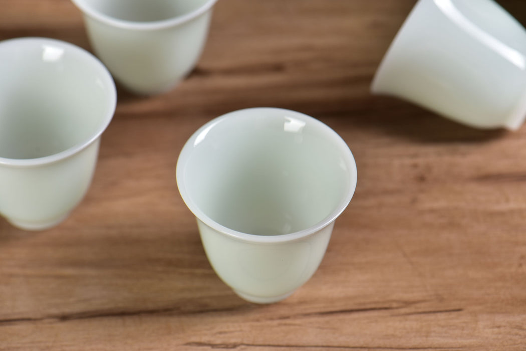 Pale Celadon Ice Jade Porcelain Gongfu Tea Set | Yunnan Sourcing Tea Shop