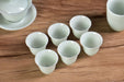 Pale Celadon Ice Jade Porcelain Gongfu Tea Set | Yunnan Sourcing Tea Shop